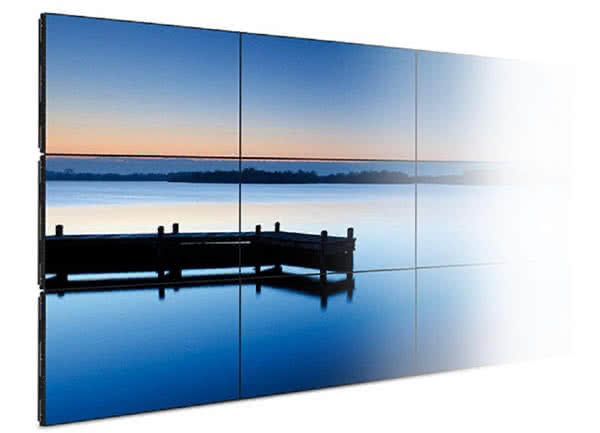 mur d'images écrans LCD