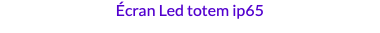 Écran Led totem ip65